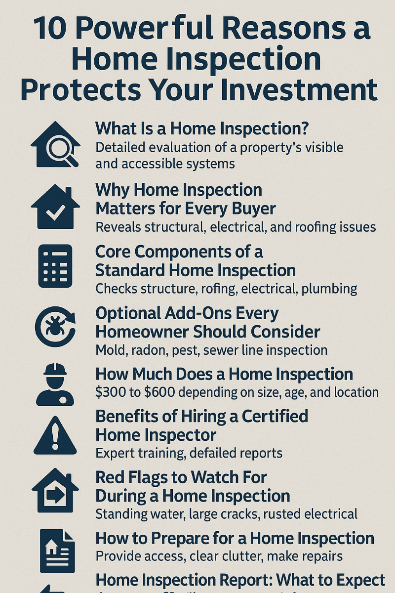 10 Powerful Reasons a Home Inspection Protects Your Investment